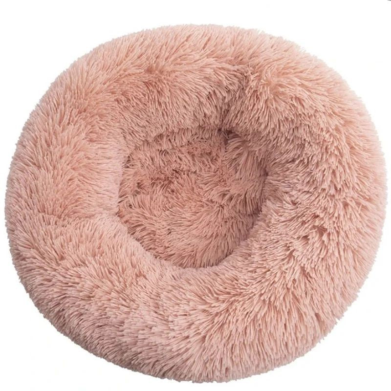 Cama redonda para animais de estimação, 40-90cm, 6 tamanhos, cama grande para cã