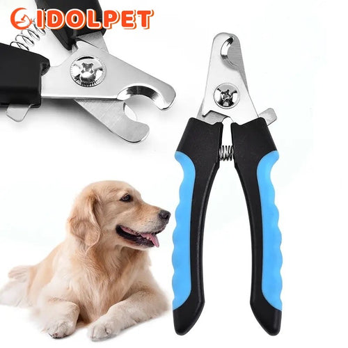Cortador de unhas profissional para animais de estimação com guarda de segurança