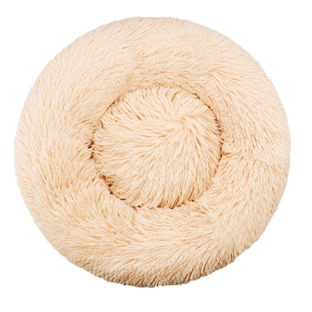 Cama redonda para animais de estimação, 40-90cm, 6 tamanhos, cama grande para cã